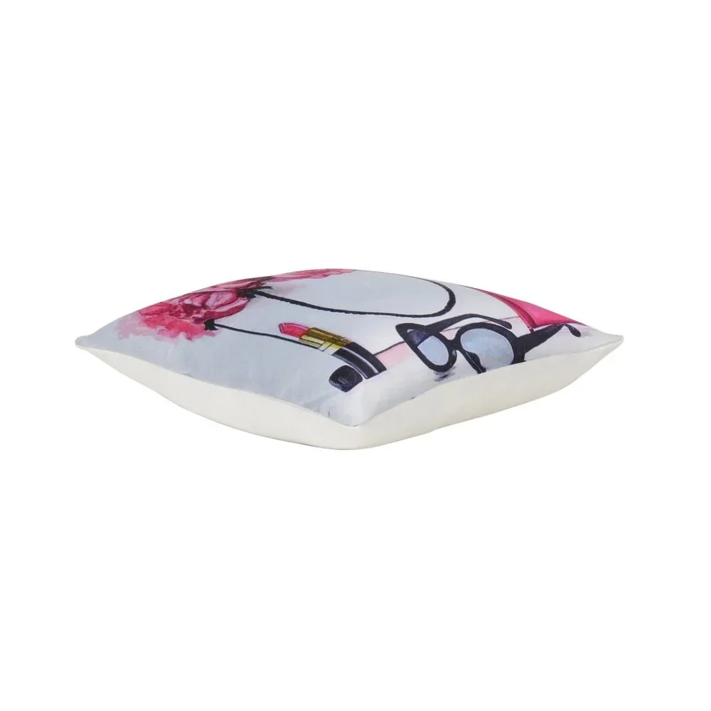 Home Decorative Floral Digital Print Cushion Pillow Cover Pillow Case for Sofa